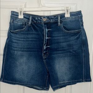 KANCAN - “Mom Fit” Denim Blue Women's Shorts (High Waisted)